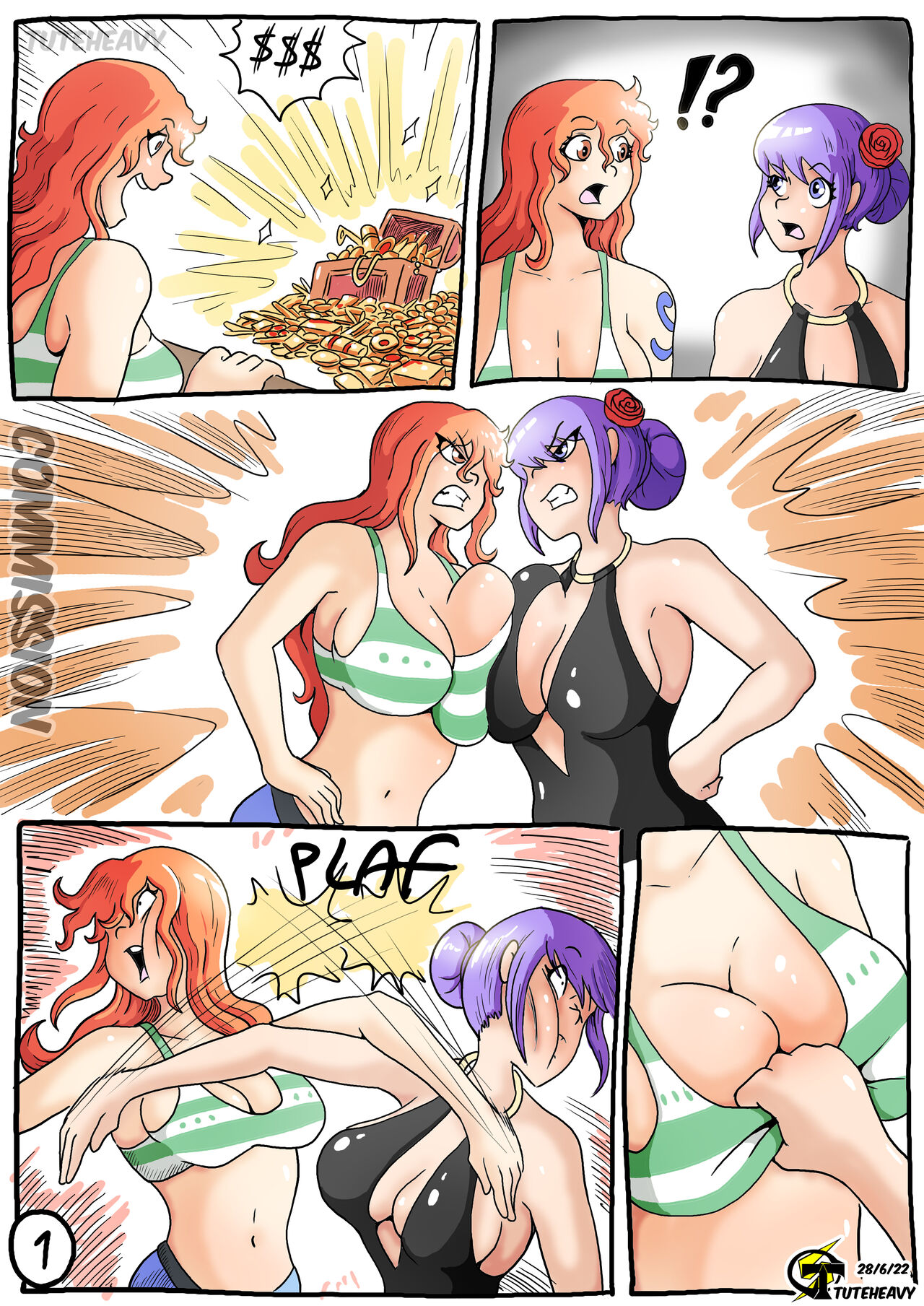 Nami vs Carina page 1 full