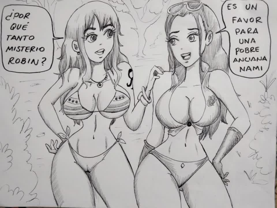 Robin and Nami vs Boa Hancock page 2 full