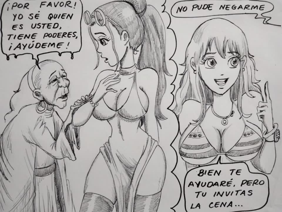 Robin and Nami vs Boa Hancock page 4 full