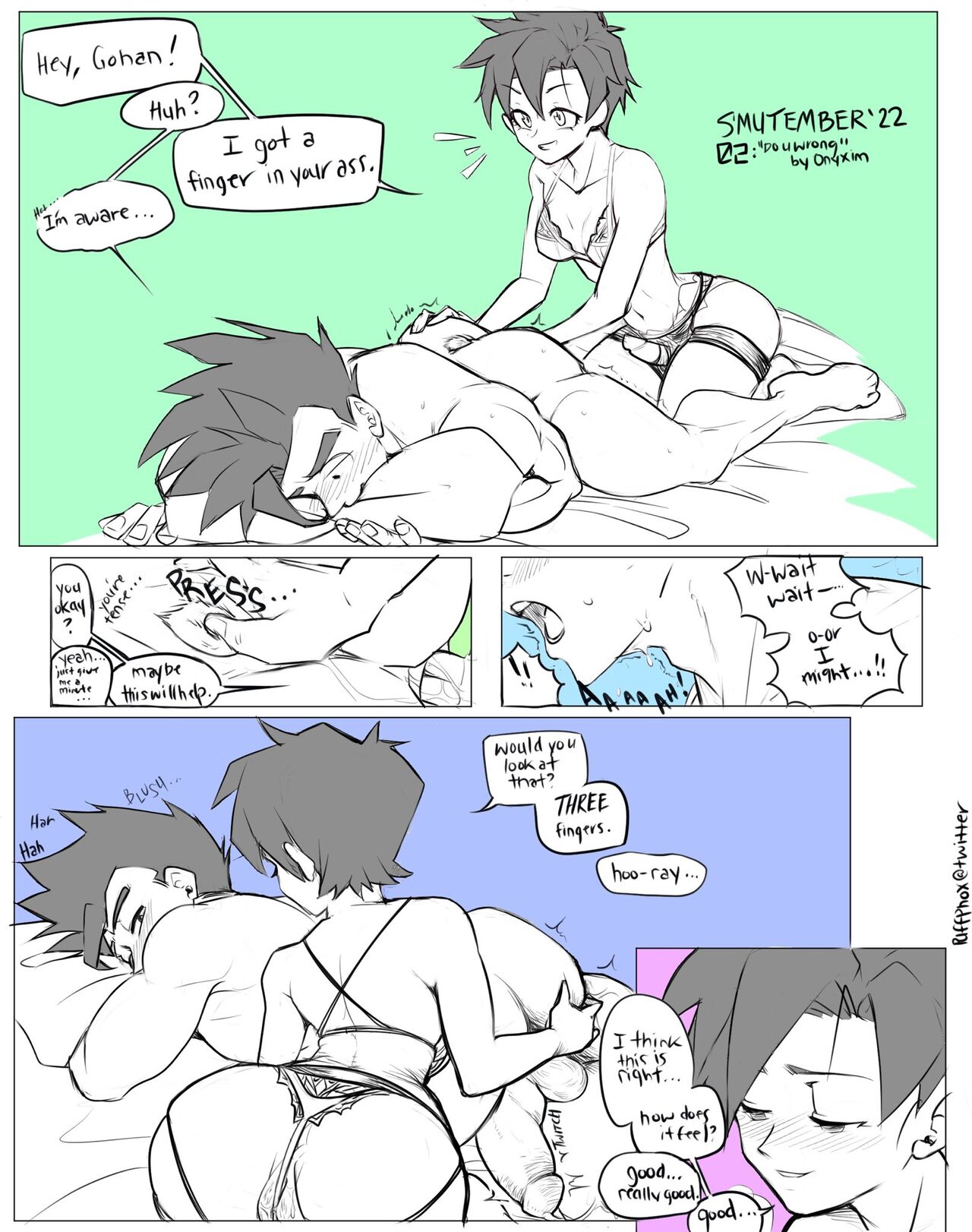 Gohan x Videl Sex Life One-Shots page 8 full