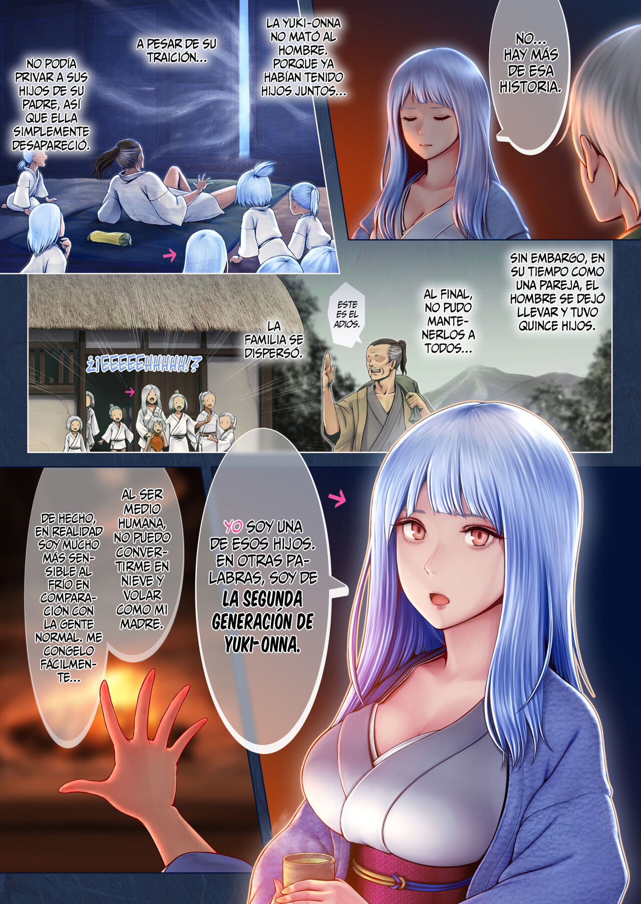 Yotogi no Yukionna Setsu ~Atatamenai to, Koorimasu~ | Setsu La Yuki Onna De La Noche ~calientala Para Que No Se Congele~ page 8 full