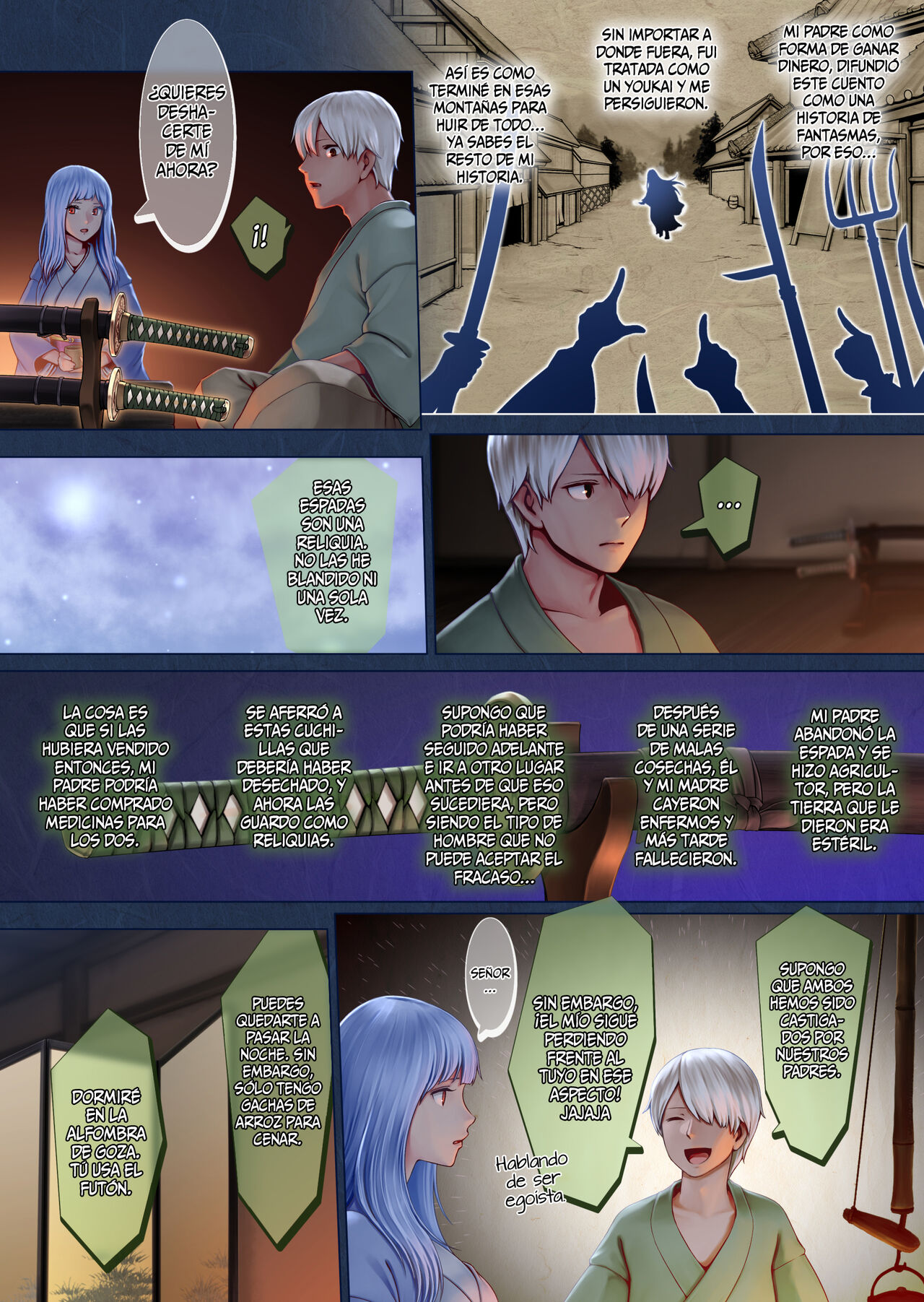 Yotogi no Yukionna Setsu ~Atatamenai to, Koorimasu~ | Setsu La Yuki Onna De La Noche ~calientala Para Que No Se Congele~ page 9 full