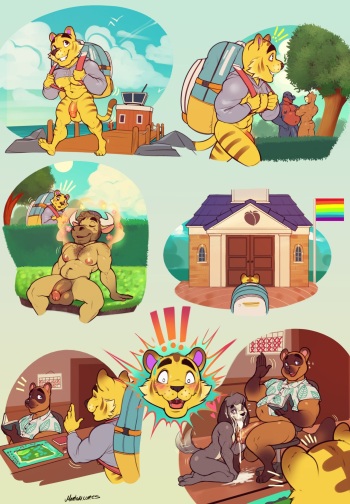 animal crossing comic cover