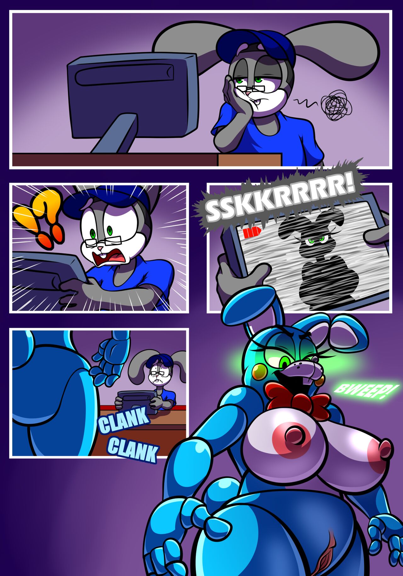 Night of the Robo Bun! page 2 full