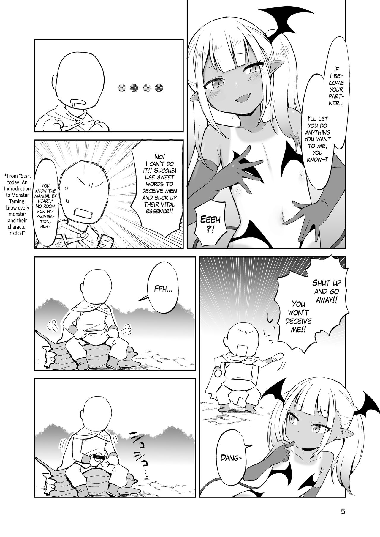 MSGK Succubus ga Nakama ni Shite Hoshisou ni Kochira o Miteiru - The MSGK succubus is looking at you as if she wants to be your mate. page 5 full