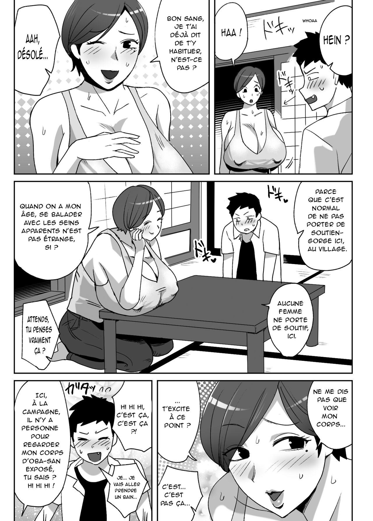 j'ai baisé ma tante campagnarde qui ne pensait pas que ses énormes seins et son corps étaient obscénes page 6 full