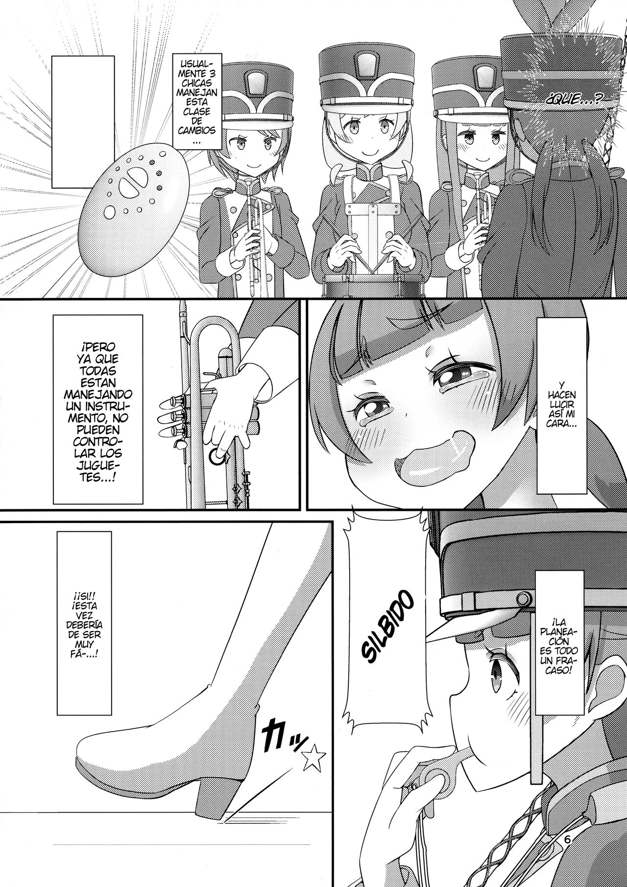 Sensei! Try dressing up like a little girl in a Marching Band! page 7 full