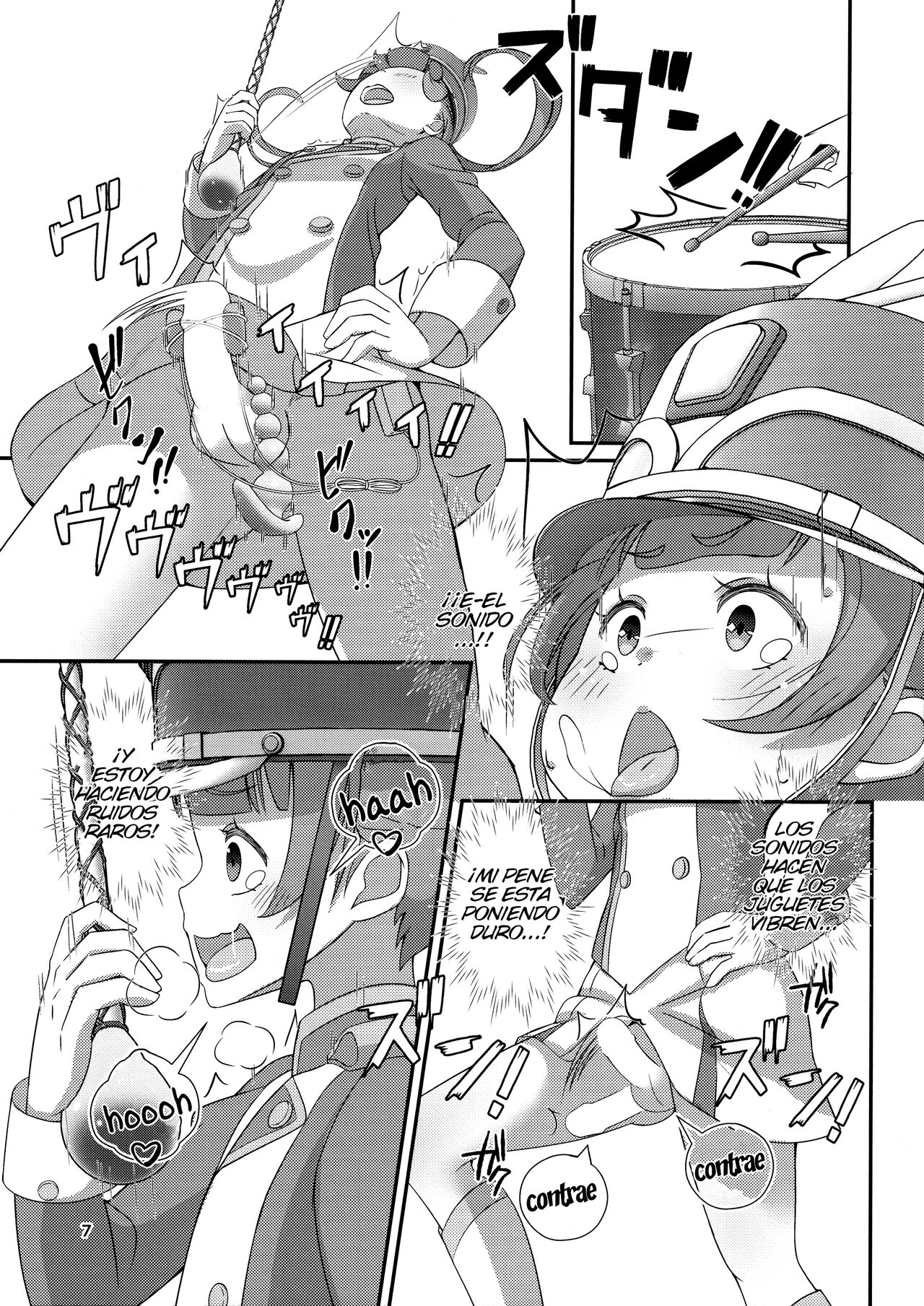 Sensei! Try dressing up like a little girl in a Marching Band! page 8 full