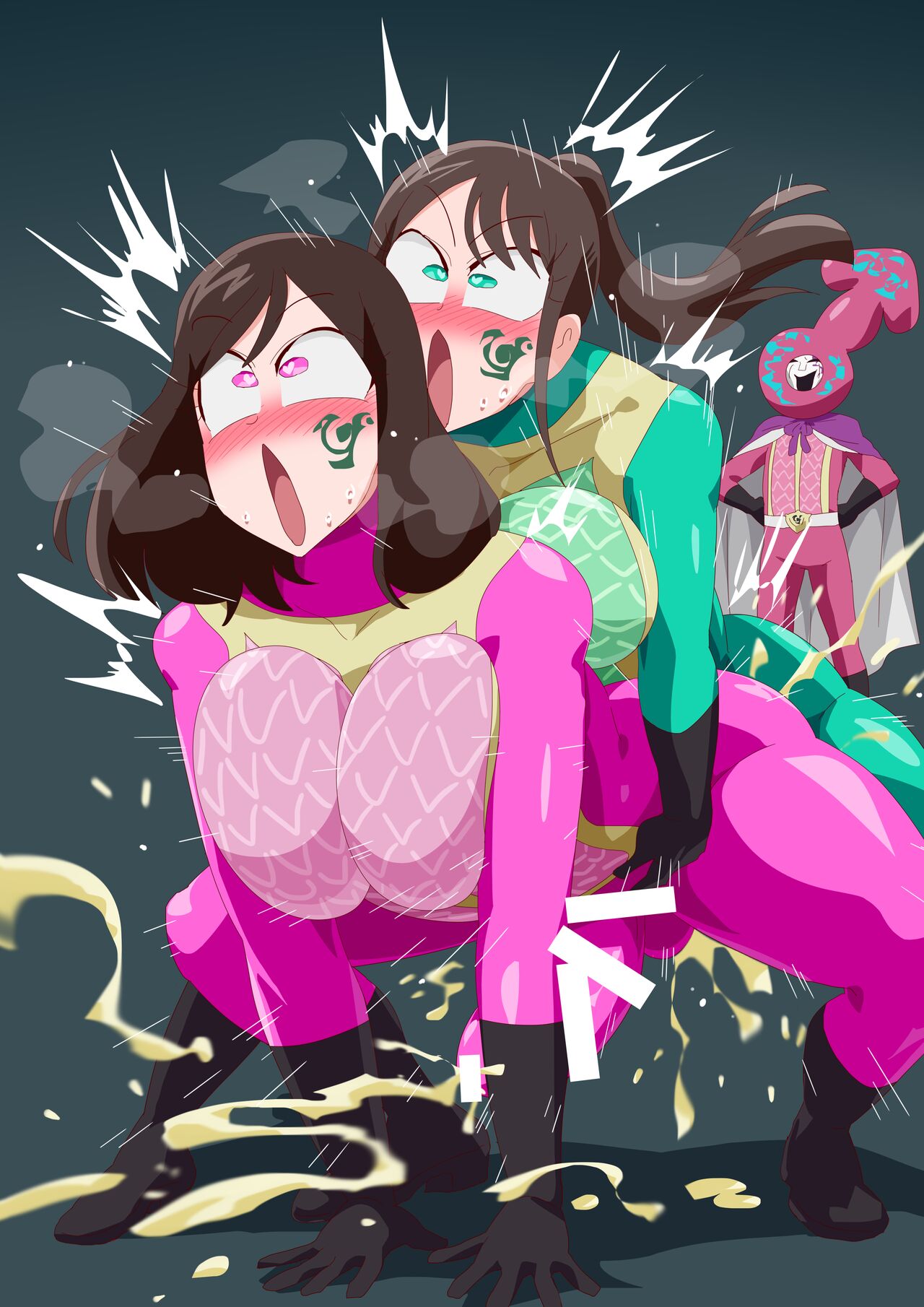 Super Sentai Heroines Futanari-Jamen page 8 full