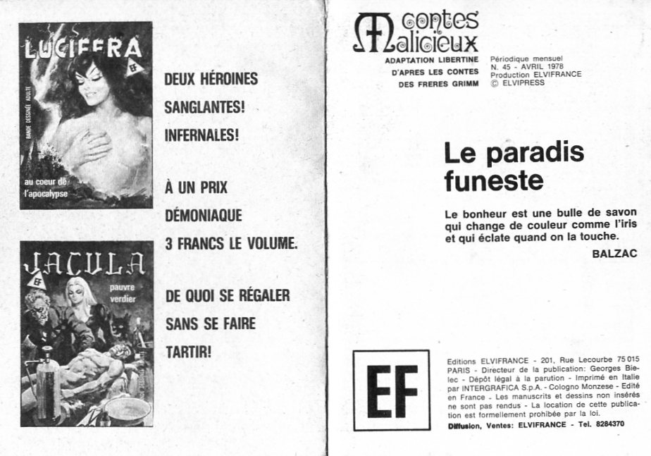 PFA - Contes Malicieux #45 Le paradis funeste page 2 full
