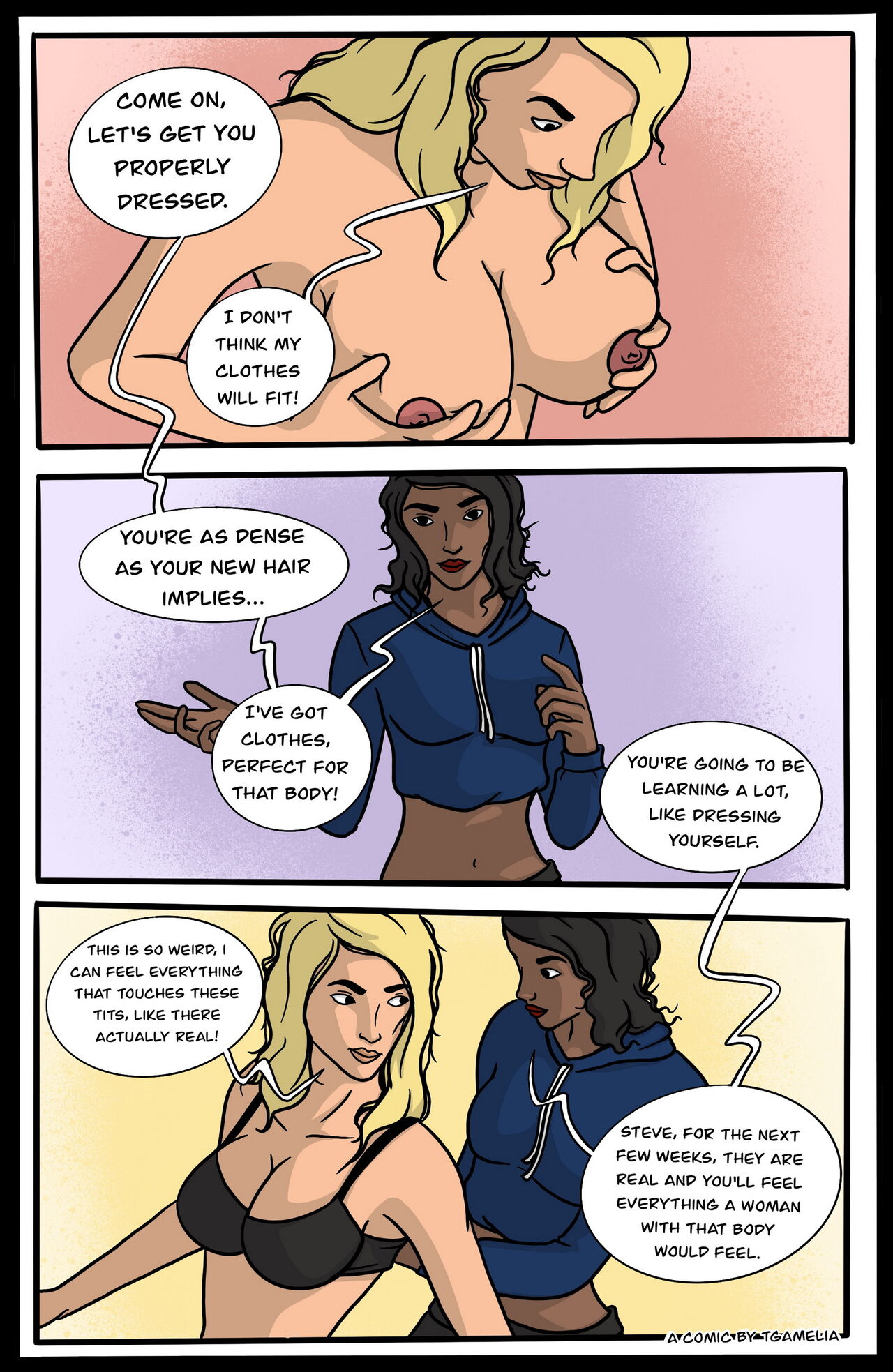 TGAmelia - Teaching Him A lesson page 9 full
