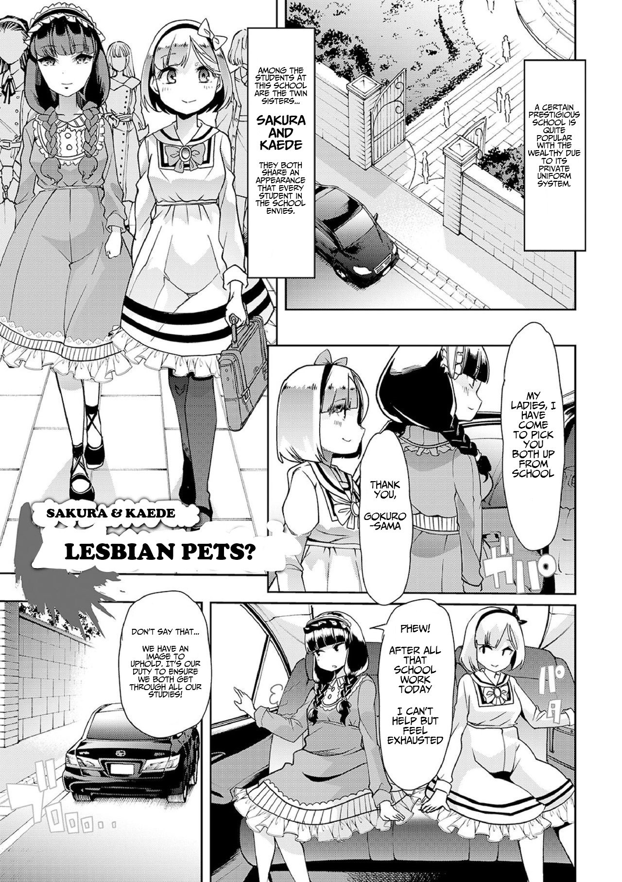 Sakura &amp; Kaede: Lesbian Pets? - How do you like Diaper girl? page 1 full