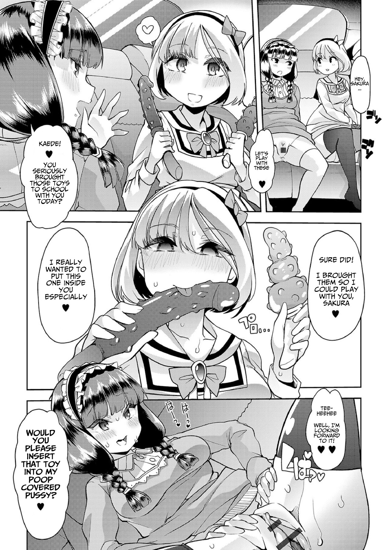 Sakura &amp; Kaede: Lesbian Pets? - How do you like Diaper girl? page 7 full