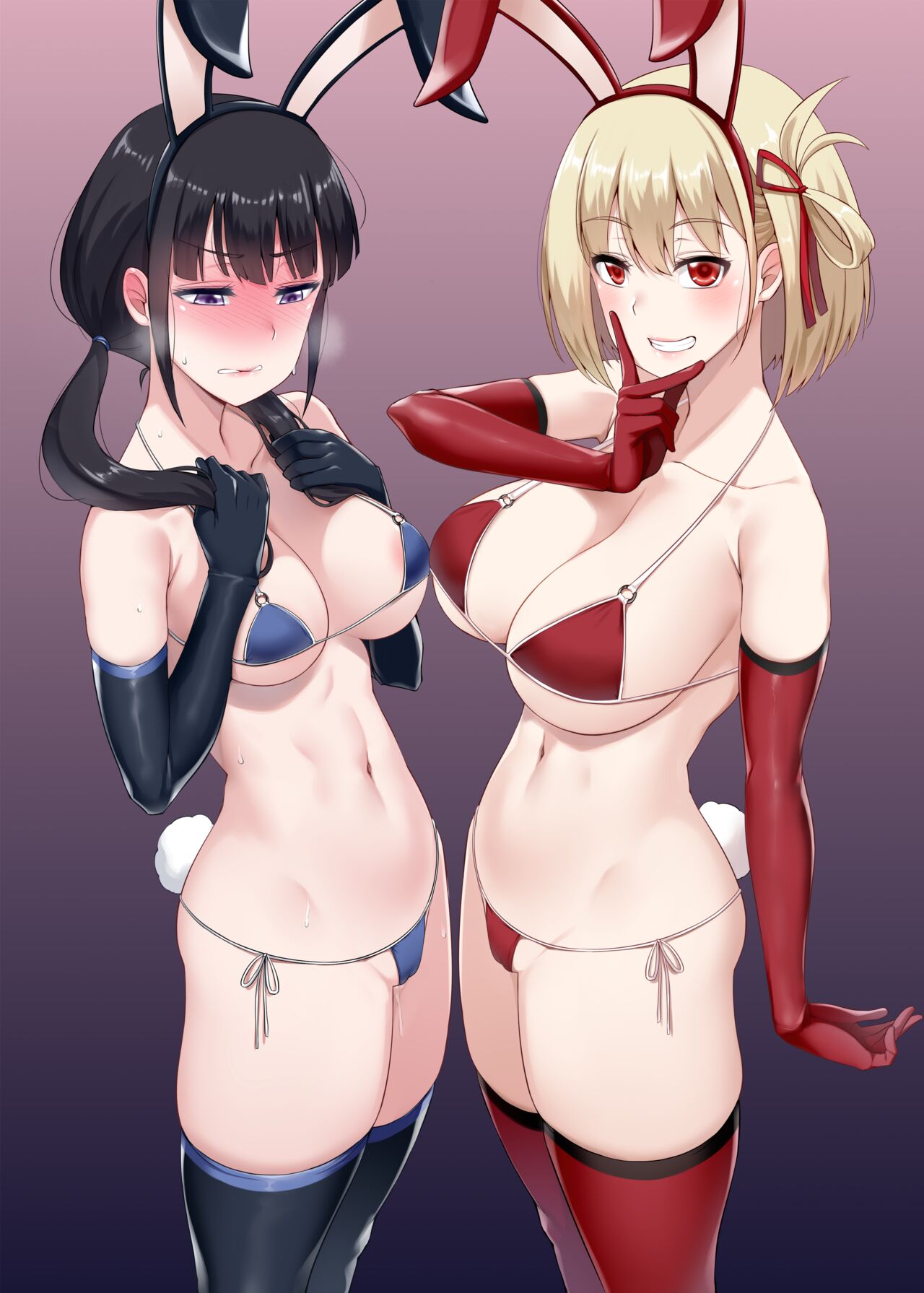 千束とたきな逆バニー page 2 full