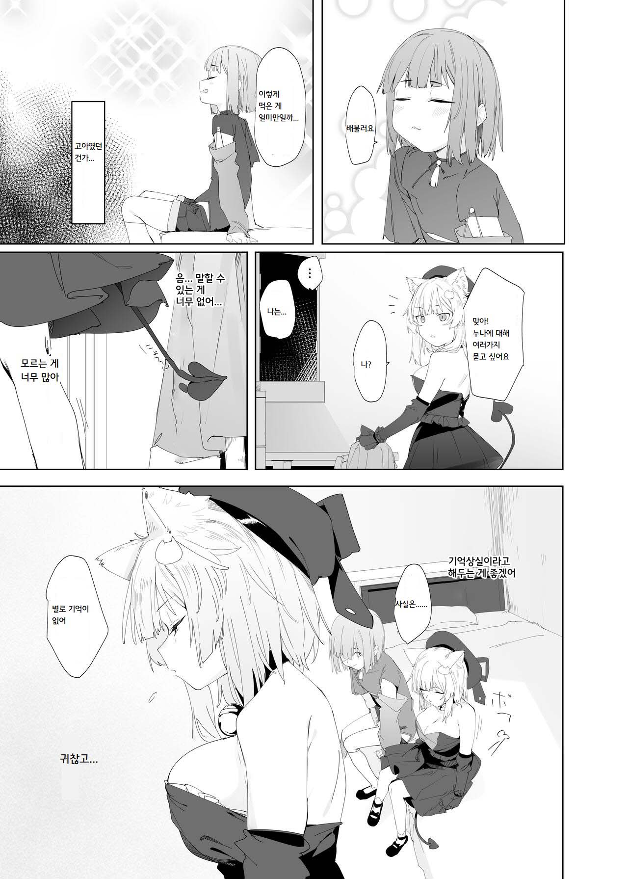TS Neko Succubus-san wa Sakusei Nante Shitakunai! 2 | TS고양이 서큐버스 씨는 착정따위 하고 싶지 않아!2 page 4 full