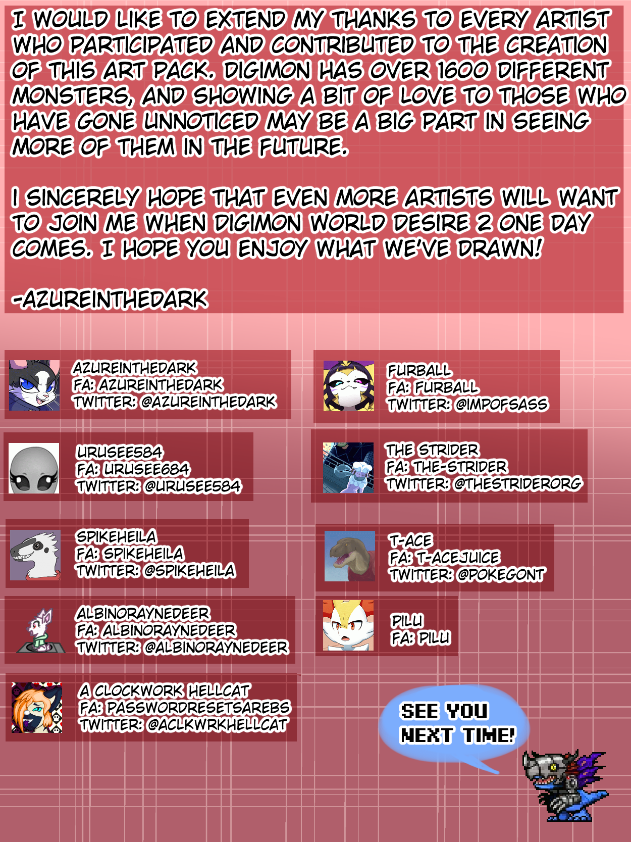 Digimon World Desire Art Pack page 2 full