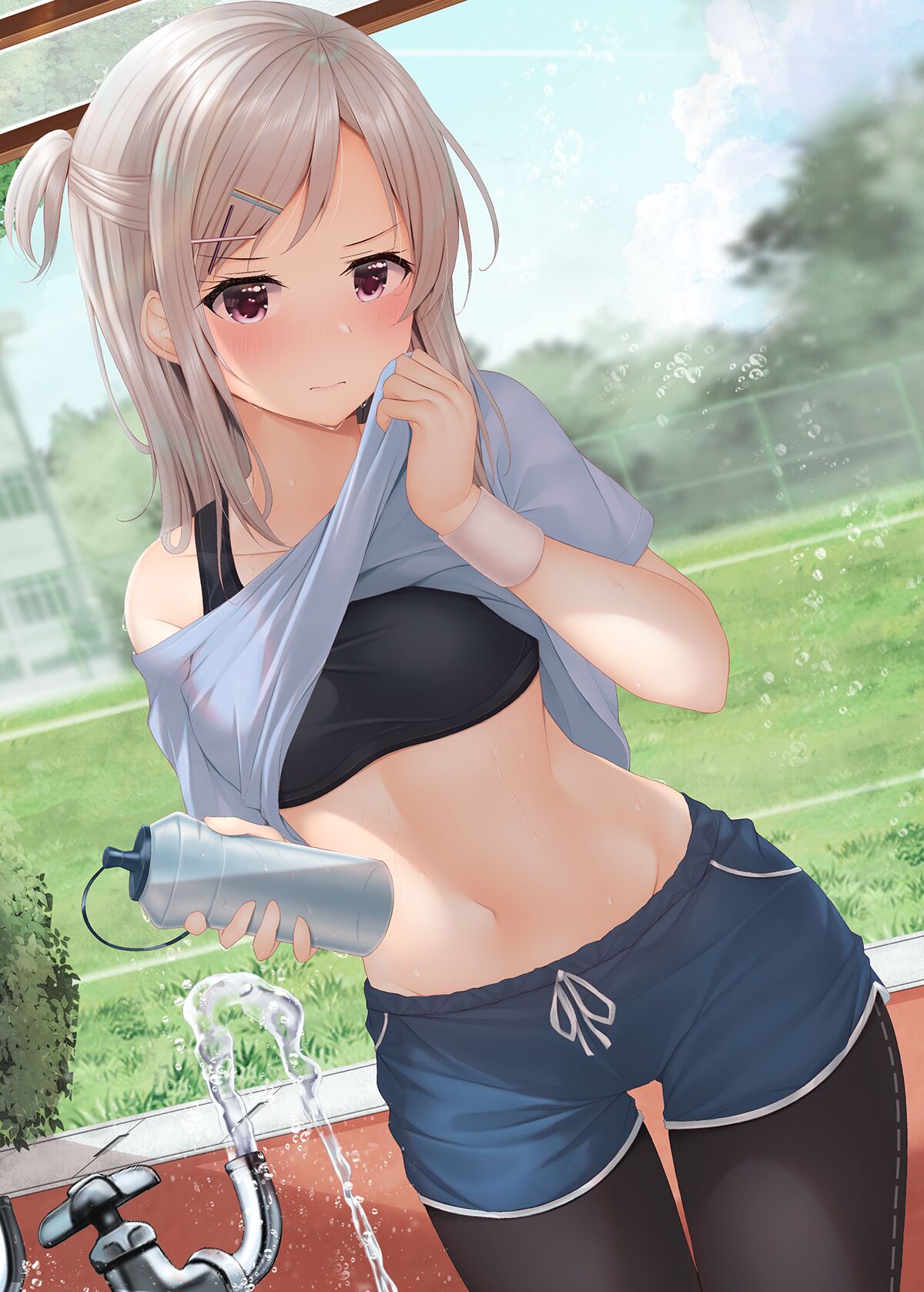 運動系JKちゃん徐々に脱げて・・・全部見えっちゃう！！ page 8 full