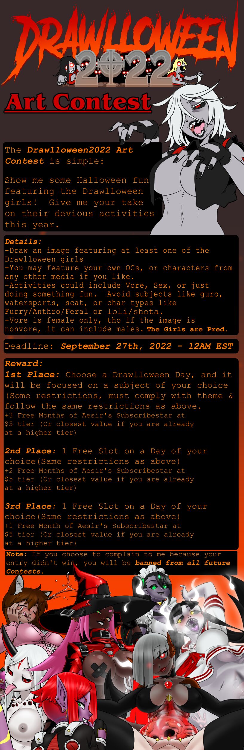 Drawlloween 2022 page 2 full