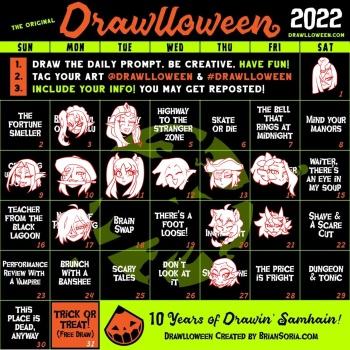 Drawlloween 2022 cover
