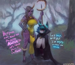 [lovelysquishythings] Soraka x Vex
