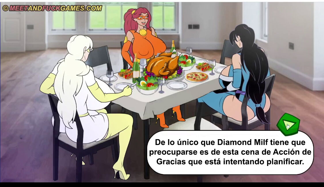 Meet and Fuck - Super Whore Family: Thanksgiving/Día de Acción de Gracias page 5 full