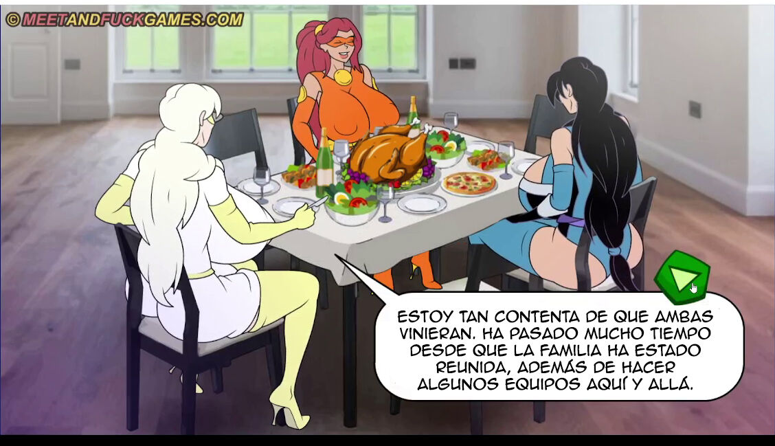 Meet and Fuck - Super Whore Family: Thanksgiving/Día de Acción de Gracias page 6 full