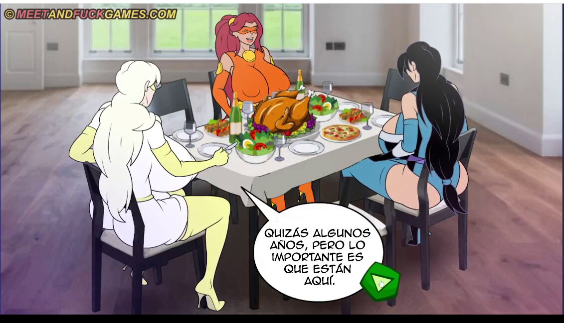 Meet and Fuck - Super Whore Family: Thanksgiving/Día de Acción de Gracias page 8 full