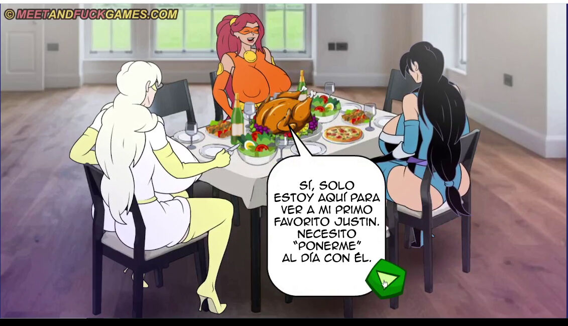 Meet and Fuck - Super Whore Family: Thanksgiving/Día de Acción de Gracias page 9 full