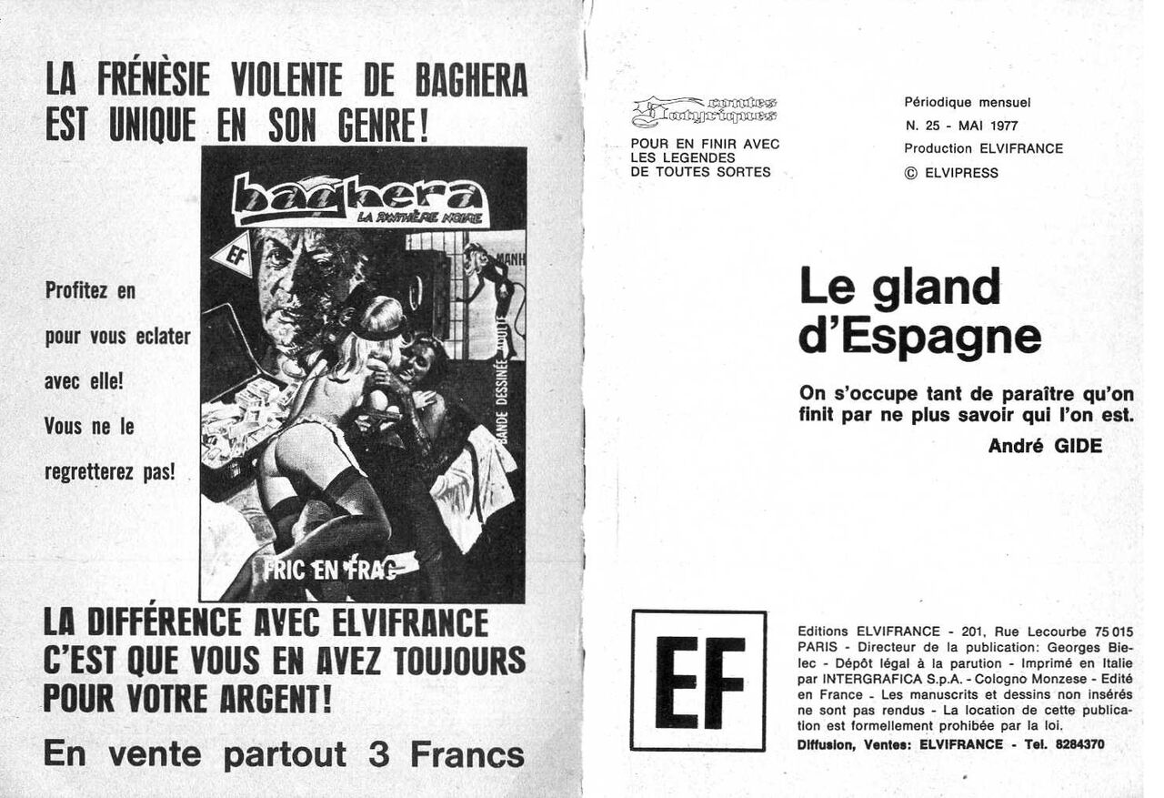 PFA - Contes satyriques #25 Le gland d'Espagne page 2 full