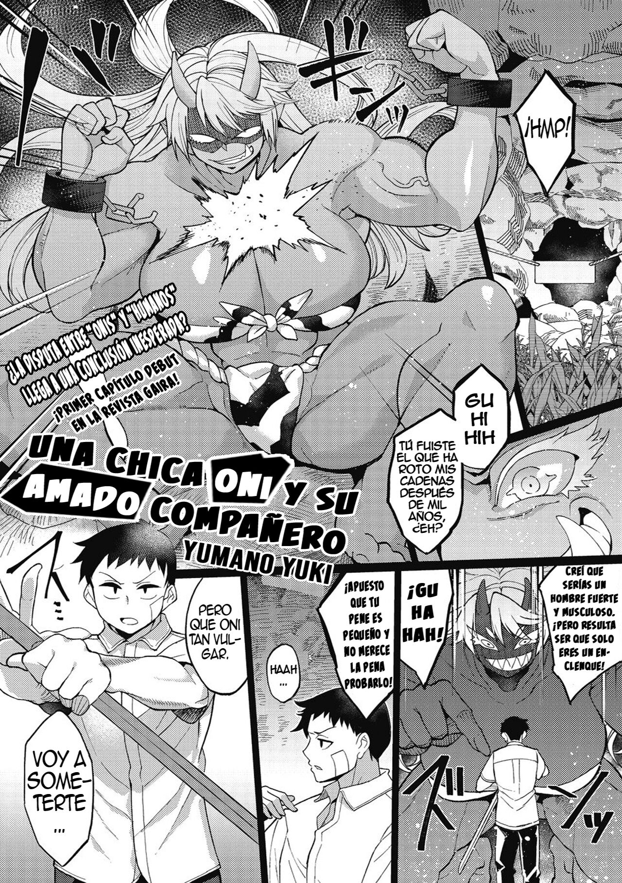 Oni Musume no Aibou | Una Chica Oni Y Su Amado Companero page 1 full