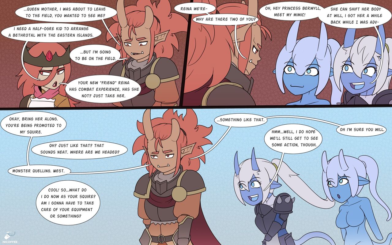 Princess Berwyll x Reina page 1 full