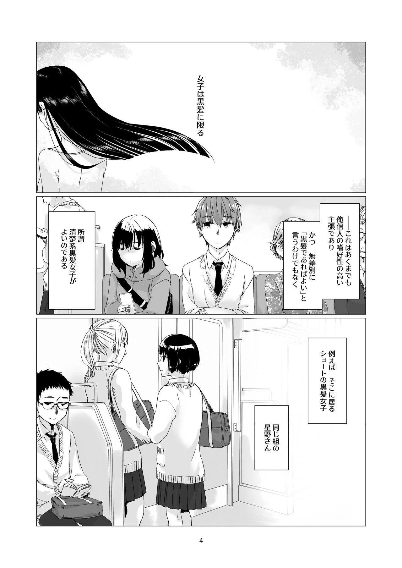 Kurokami Joshi o Tonikaku Medetai page 3 full