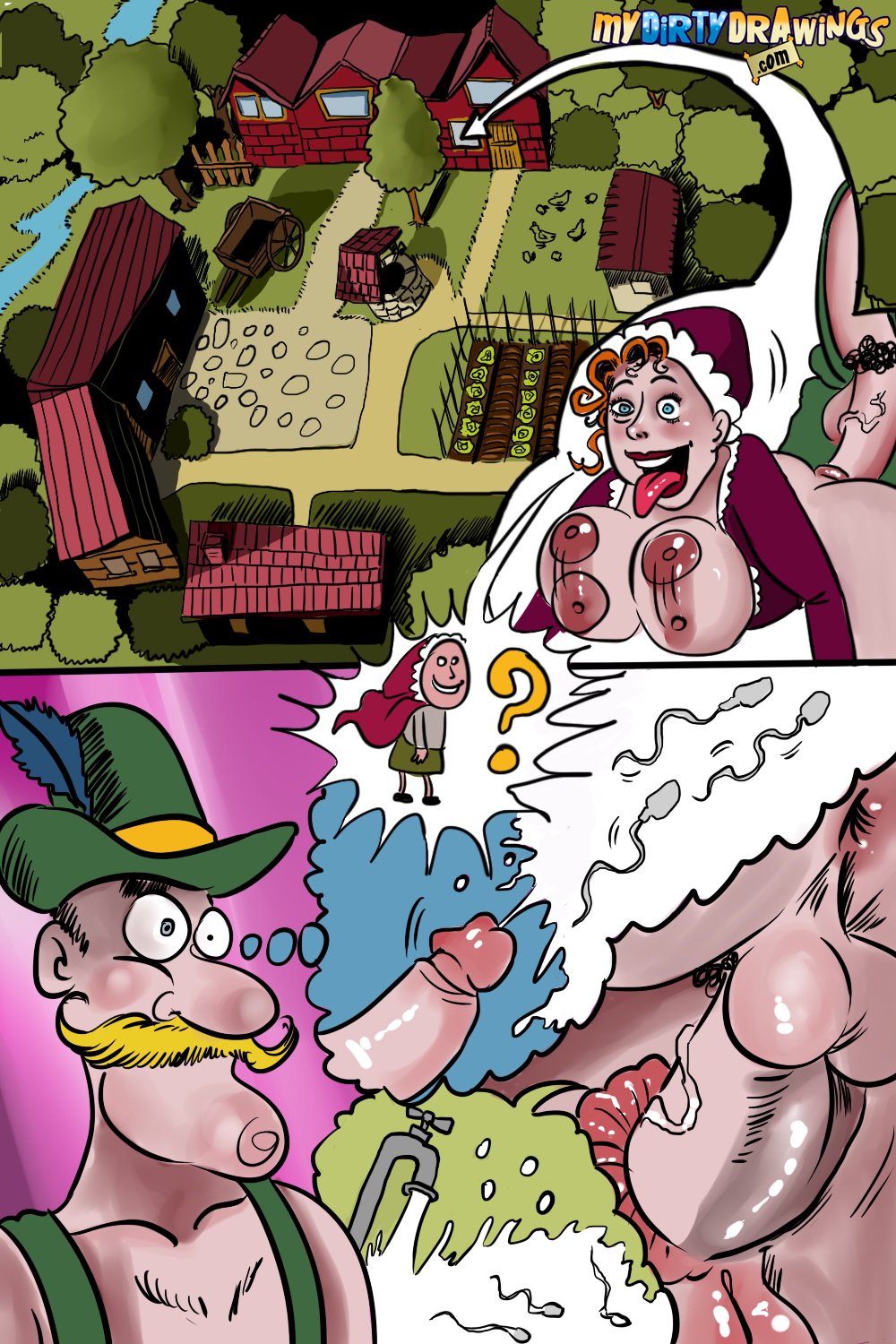 MyDirtyDrawings - Red Riding Hoe page 10 full