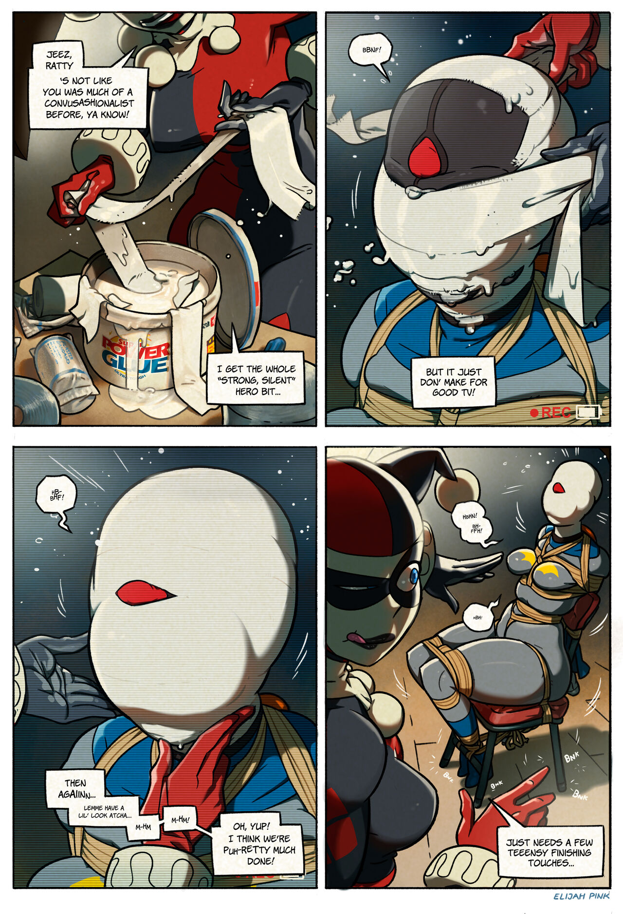 Harley Quinn mini comic page 8 full