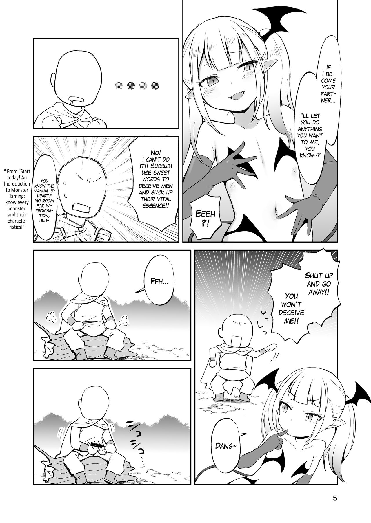 MSGK Succubus ga Nakama ni Shite Hoshisou ni Kochira o Miteiru - The MSGK succubus is looking at you as if she wants to be your mate. page 5 full