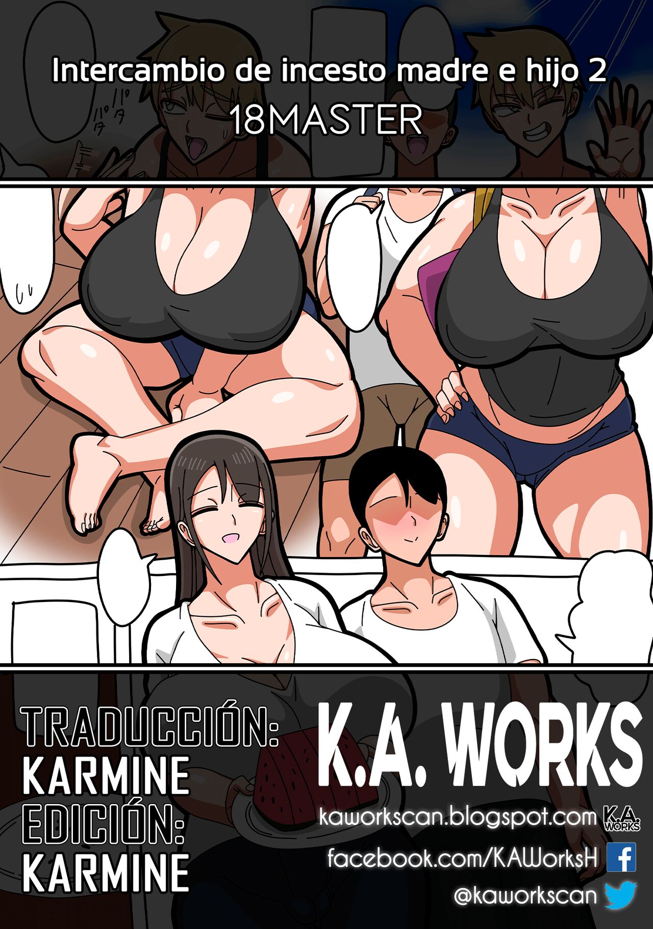 Boshi Soukan Swapping 2 | Intercambio de incesto madre e hijo 2 page 7 full