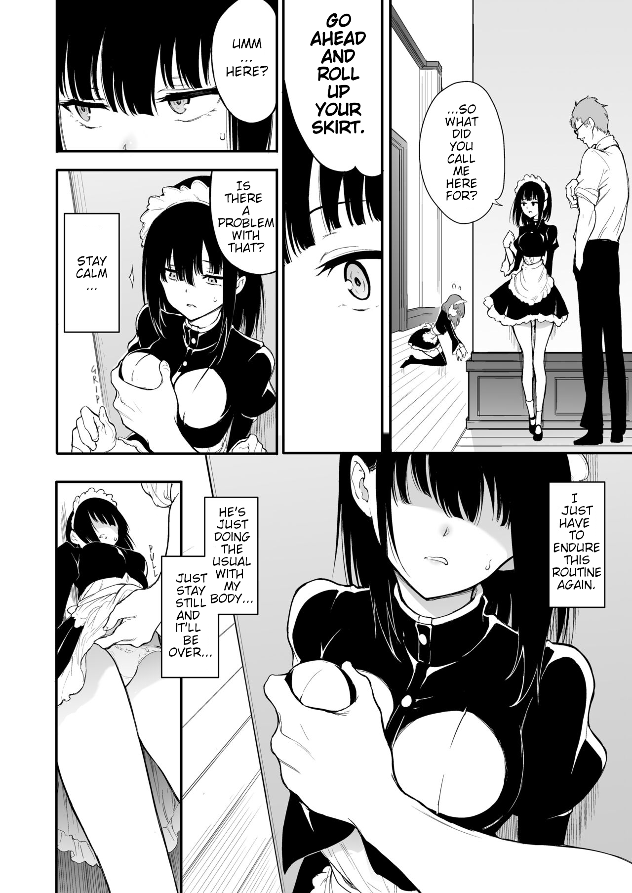 Maid Kyouiku. 3 -Botsuraku Kizoku Rurikawa Tsubaki- page 4 full