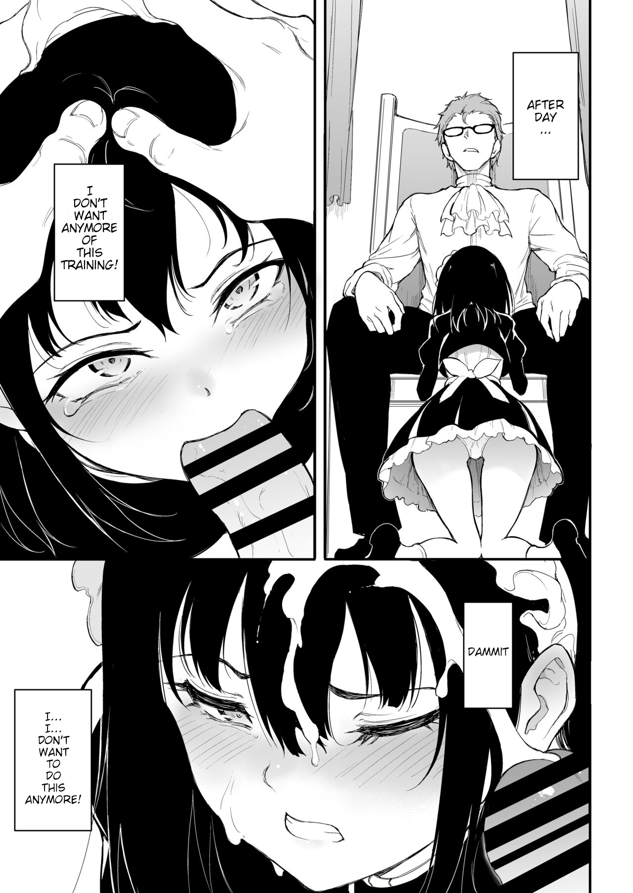 Maid Kyouiku. 3 -Botsuraku Kizoku Rurikawa Tsubaki- page 9 full