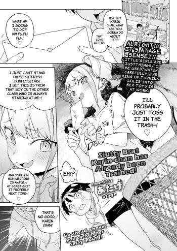 Mesugaki Karin-chan wa Choukyouzumi | Slutty Brat Karin-chan has Already been Trained! cover