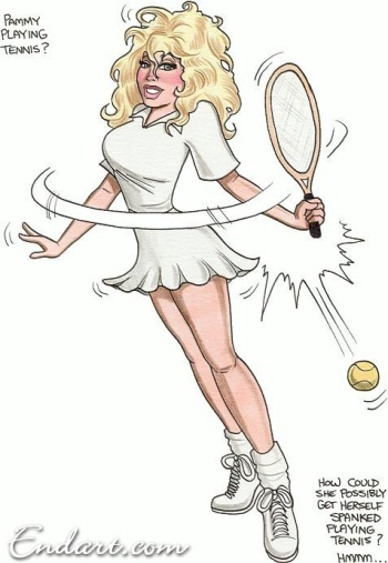 - Spanking Pamalee #3 - Tennis cover