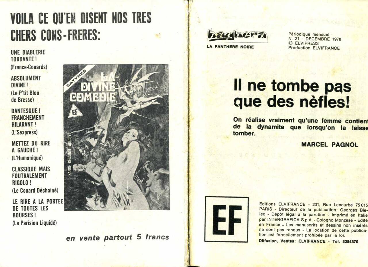 PFA - Elvifrance - Baghera #21 Il ne tombe pas que des nèfles page 2 full