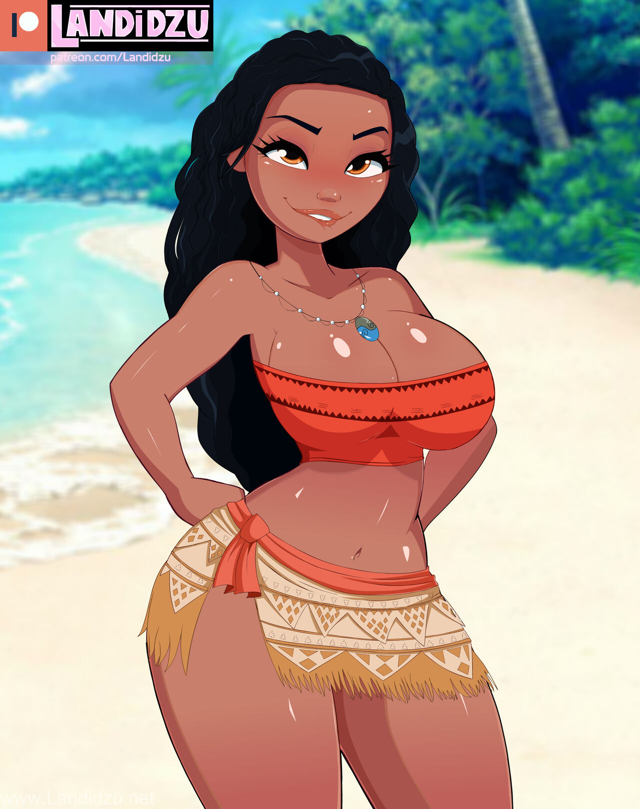 Tribal Girl With "Spears" /Moana - Landidzu page 8 full