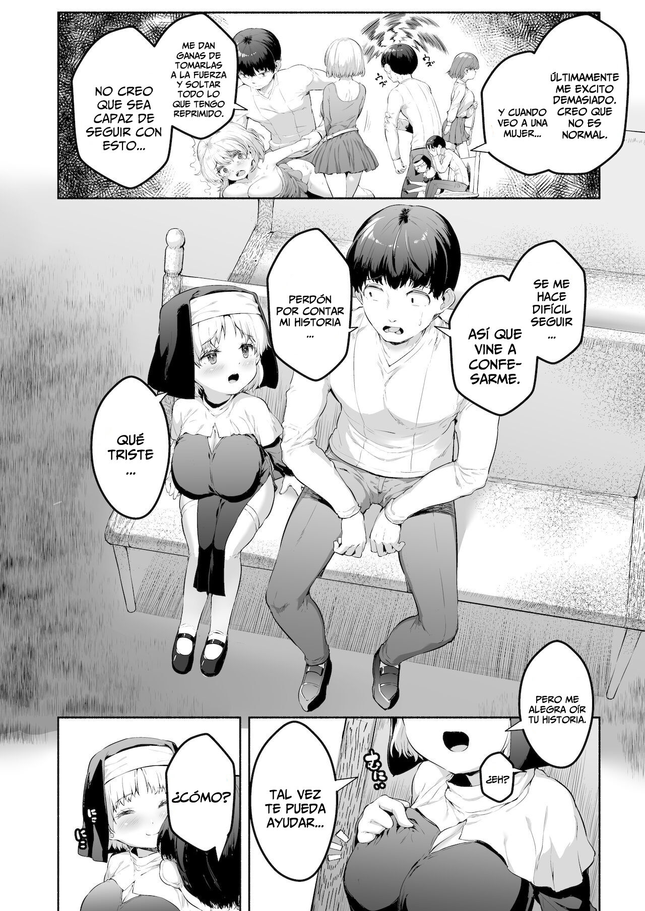 Ecchi na Zange o Sasete Kureru Keiken na Loli Kyonyuu Sister-chan page 3 full