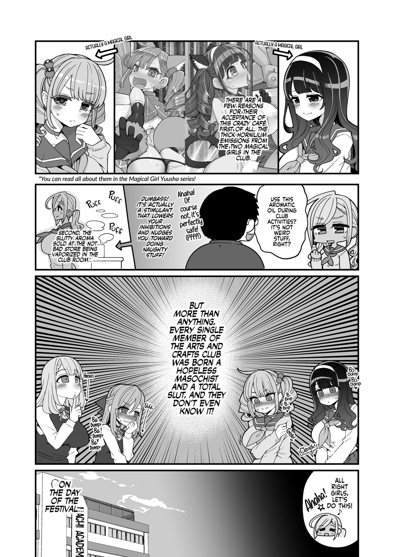 Machi Gakuen Shugeibu Gyaku Bunny Kissa | The Machi Academy Arts And Crafts Club’s Reverse Bunny Café page 5 full