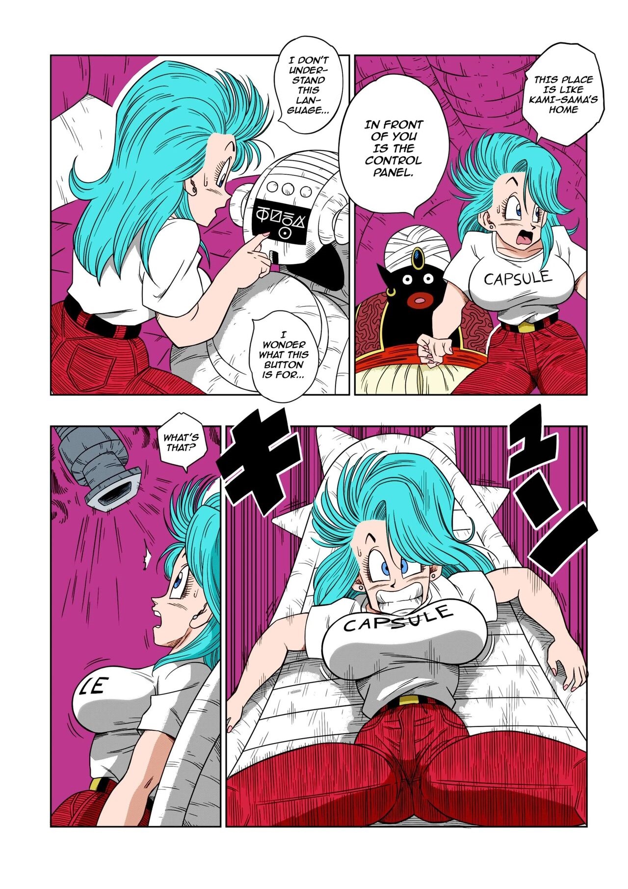 Dagon Ball - Bulma Meets Mr. Popo - Sex Inside the Mysterious Spaceship page 5 full