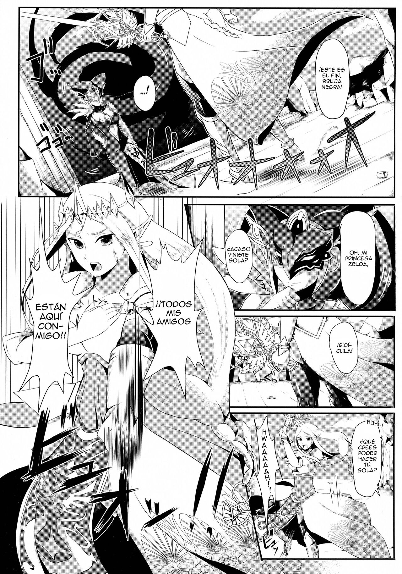 Toki Mawari Futanari Zelda Hime no Bousou ga Tomaranai! | ¡Viaje en el tiempo! ¡La princesa Zelda futa está fuera de control! page 5 full