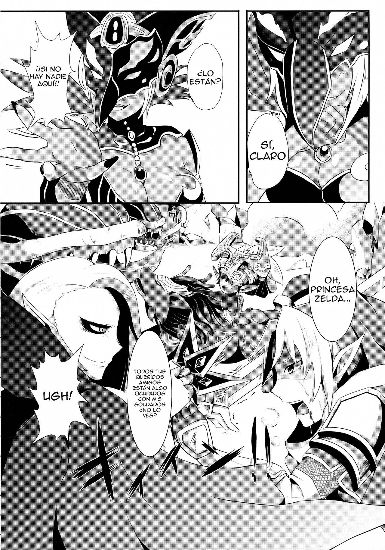 Toki Mawari Futanari Zelda Hime no Bousou ga Tomaranai! | ¡Viaje en el tiempo! ¡La princesa Zelda futa está fuera de control! page 6 full