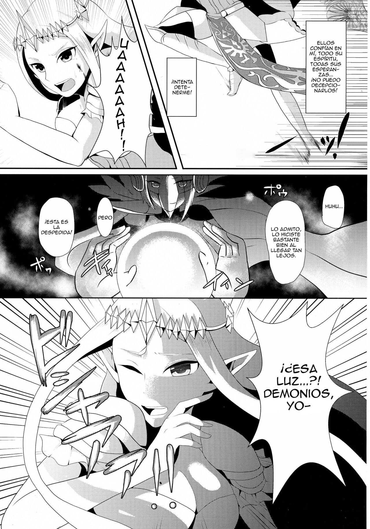 Toki Mawari Futanari Zelda Hime no Bousou ga Tomaranai! | ¡Viaje en el tiempo! ¡La princesa Zelda futa está fuera de control! page 7 full