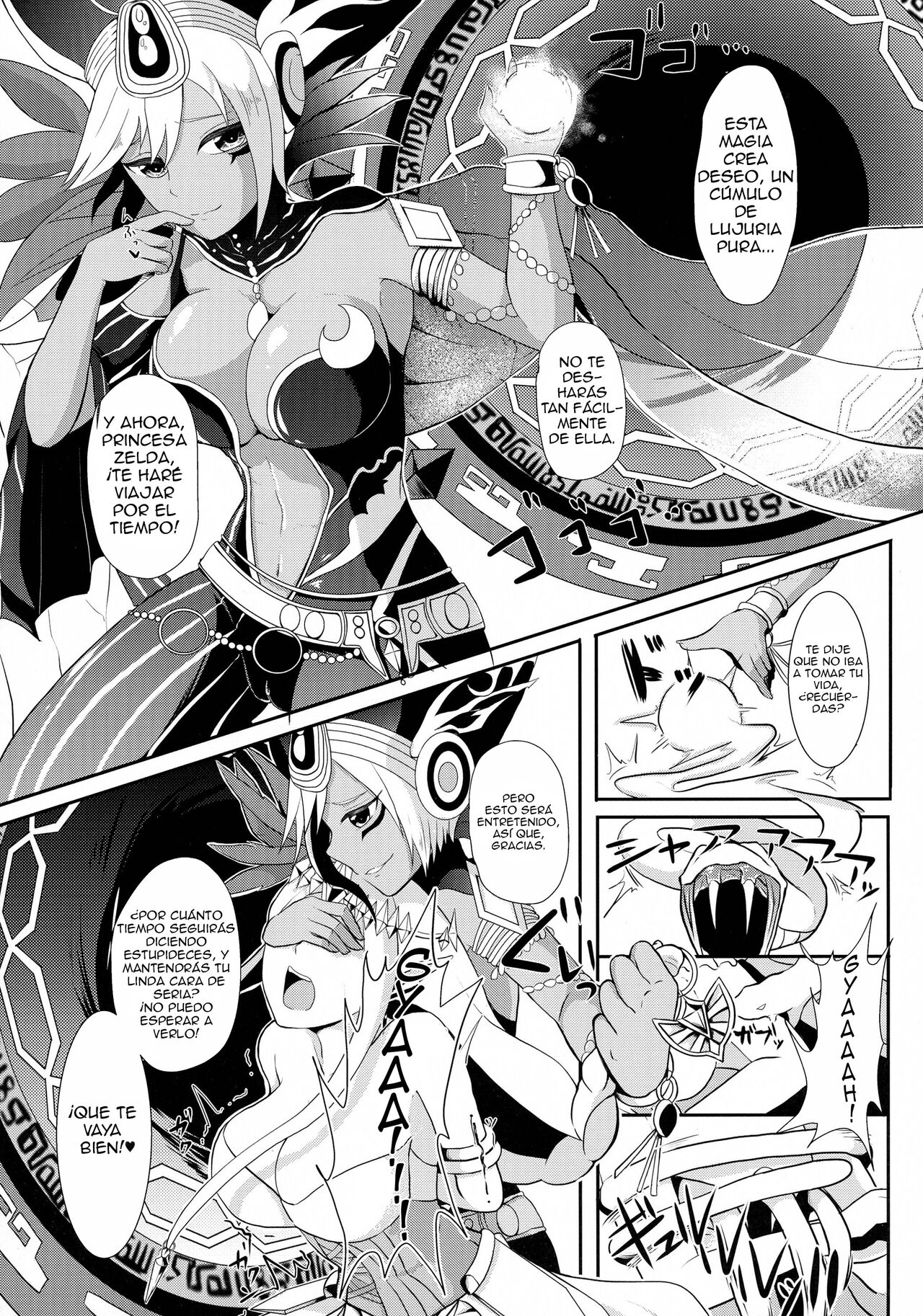 Toki Mawari Futanari Zelda Hime no Bousou ga Tomaranai! | ¡Viaje en el tiempo! ¡La princesa Zelda futa está fuera de control! page 8 full