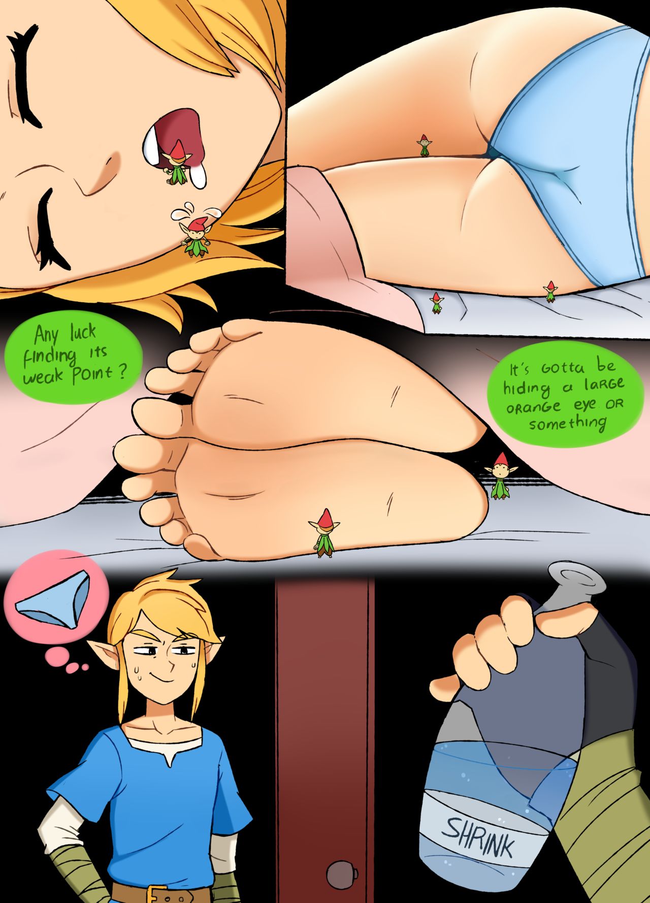 A Minor Side Quest - Giantess Zelda page 3 full